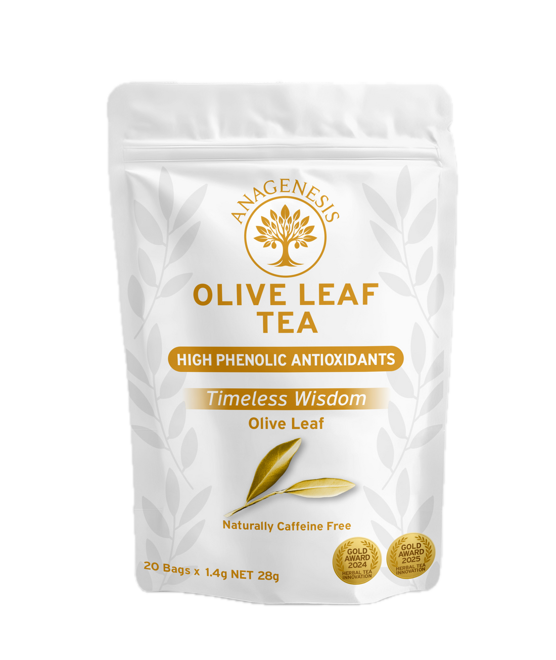 Anagenesis Olive Leaf Tea Bags 20 per Pouch